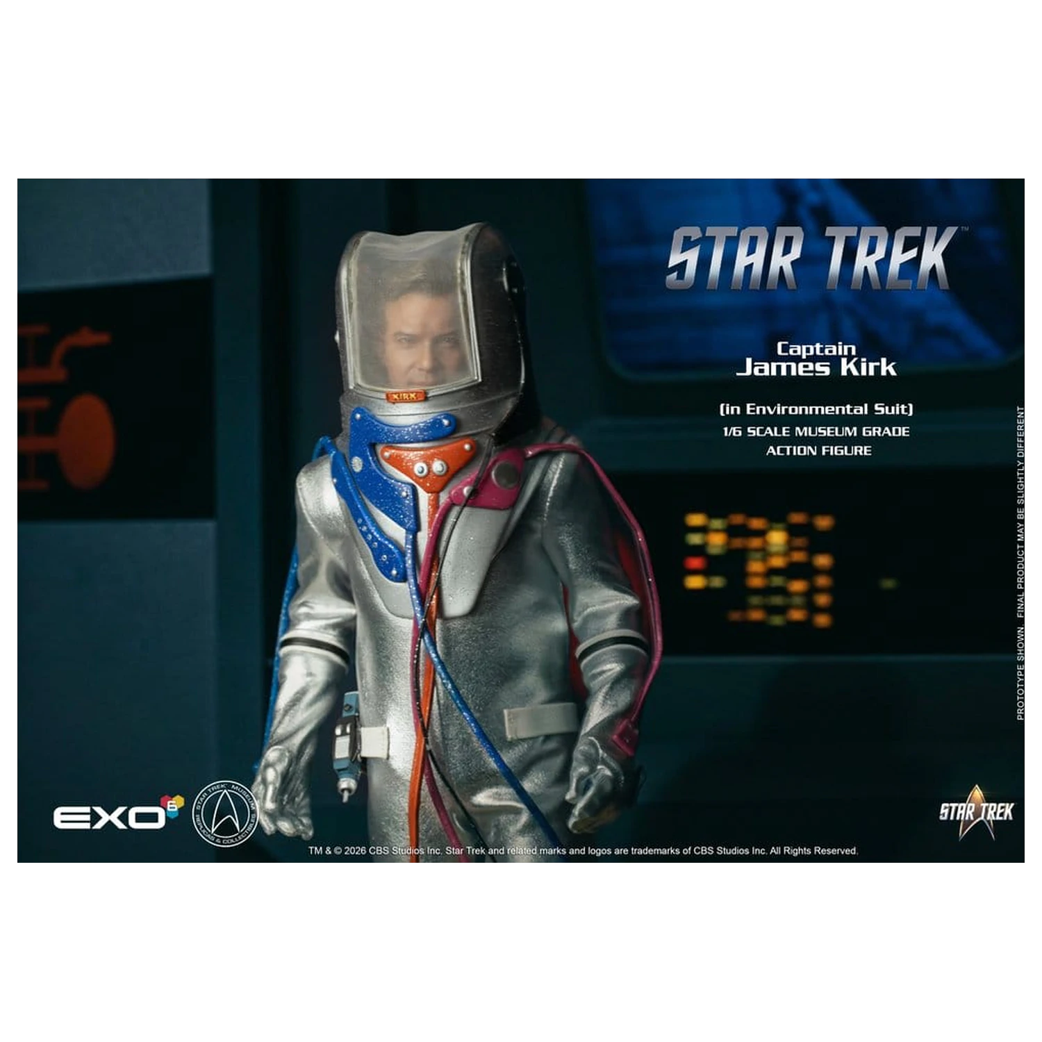 Star Trek: The Original Series akcijska figura 1/6 Kapetan James T. Kirk (u svemirskom odijelu) 29 cm fotografija proizvoda