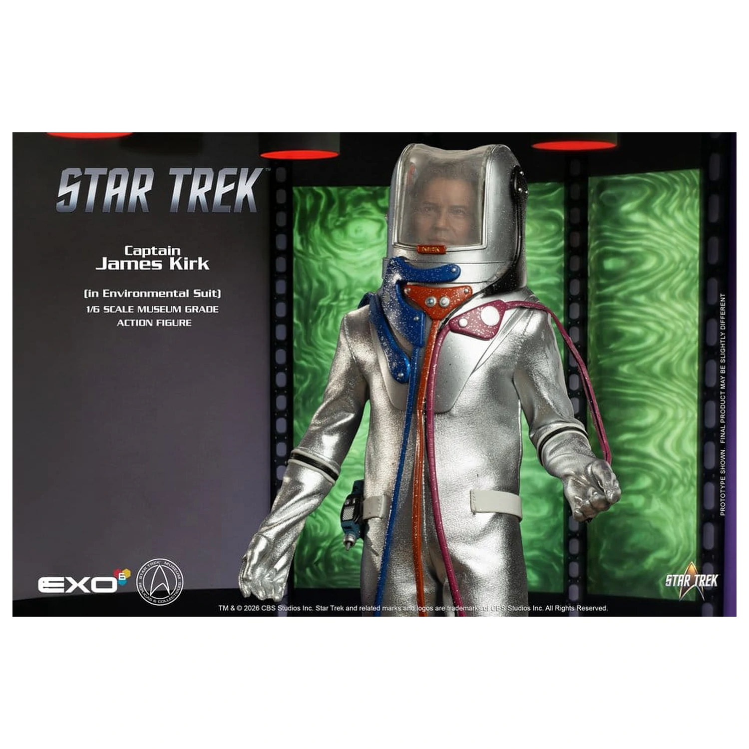 Star Trek: The Original Series akcijska figura 1/6 Kapetan James T. Kirk (u svemirskom odijelu) 29 cm fotografija proizvoda