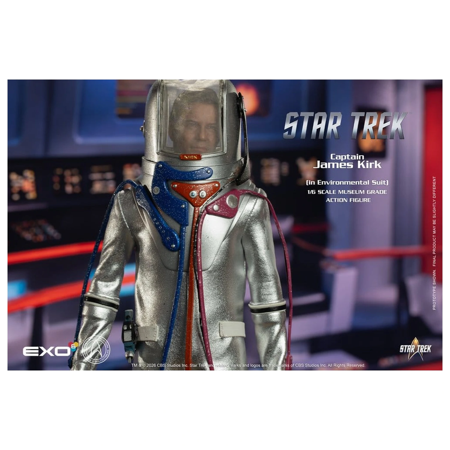 Star Trek: The Original Series akcijska figura 1/6 Kapetan James T. Kirk (u svemirskom odijelu) 29 cm fotografija proizvoda