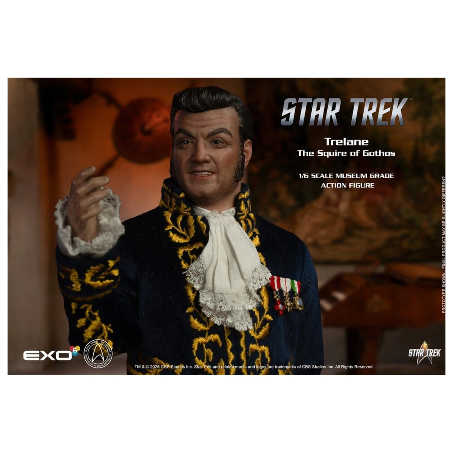 Star Trek: The Original Series akcijska figura 1/6 Trelane, The Squire of Gothos 29 cm fotografija proizvoda