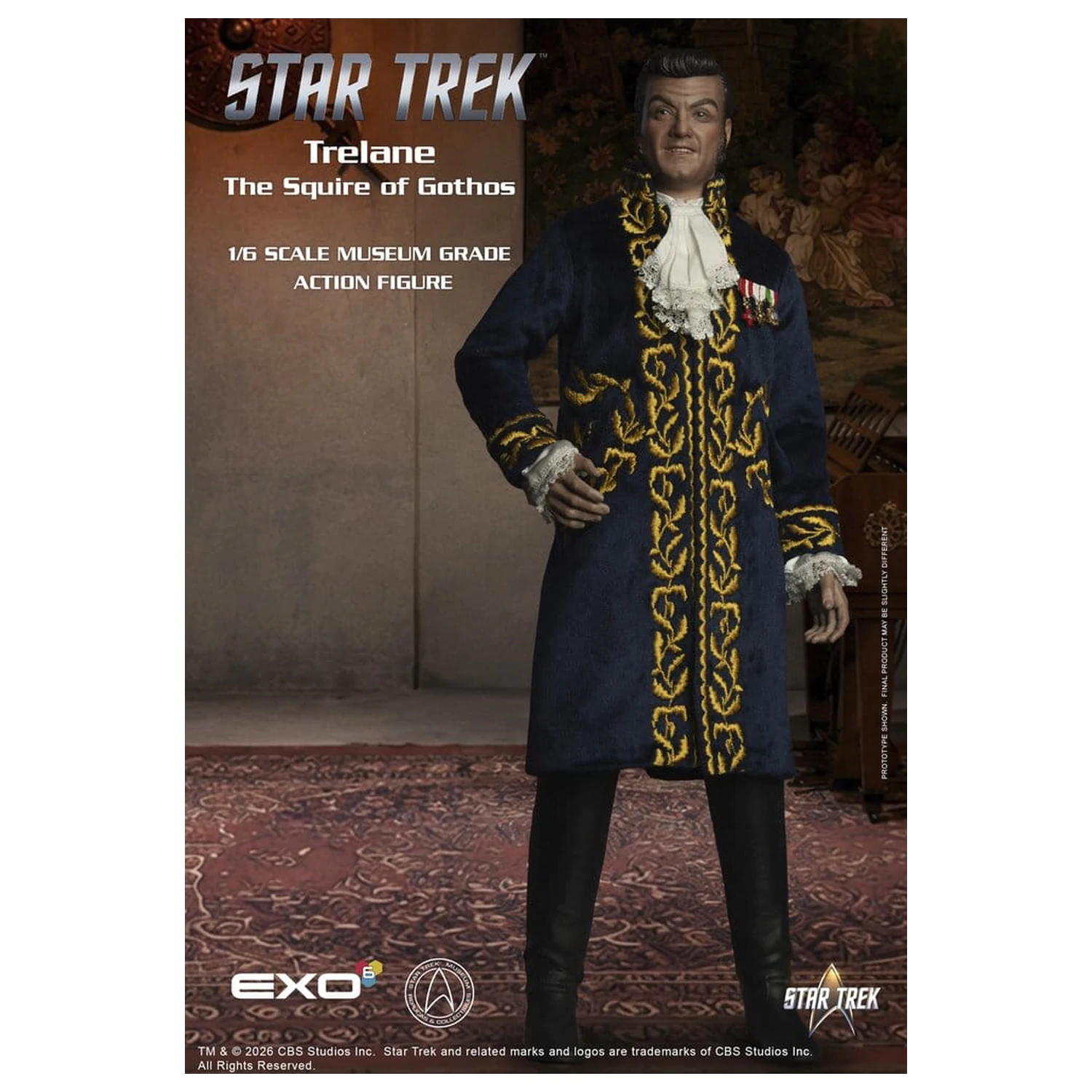 Star Trek: The Original Series akcijska figura 1/6 Trelane, The Squire of Gothos 29 cm fotografija proizvoda