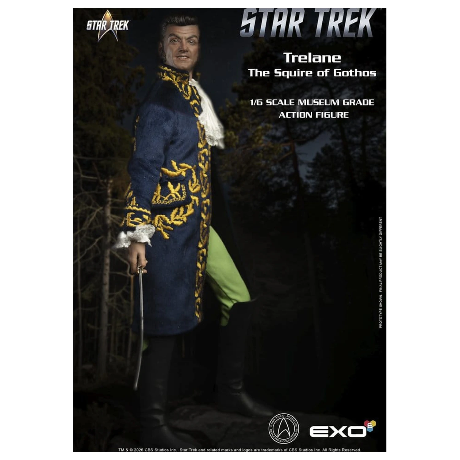 Star Trek: The Original Series akcijska figura 1/6 Trelane, The Squire of Gothos 29 cm fotografija proizvoda