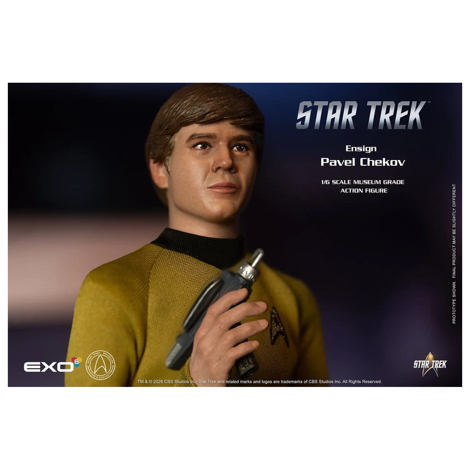 Star Trek: The Original Series akcijska figura 1/6 zastavnik Pavel Chekov 30 cm fotografija proizvoda