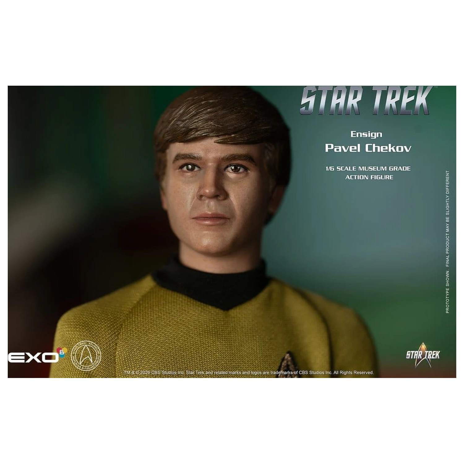 Star Trek: The Original Series akcijska figura 1/6 zastavnik Pavel Chekov 30 cm fotografija proizvoda