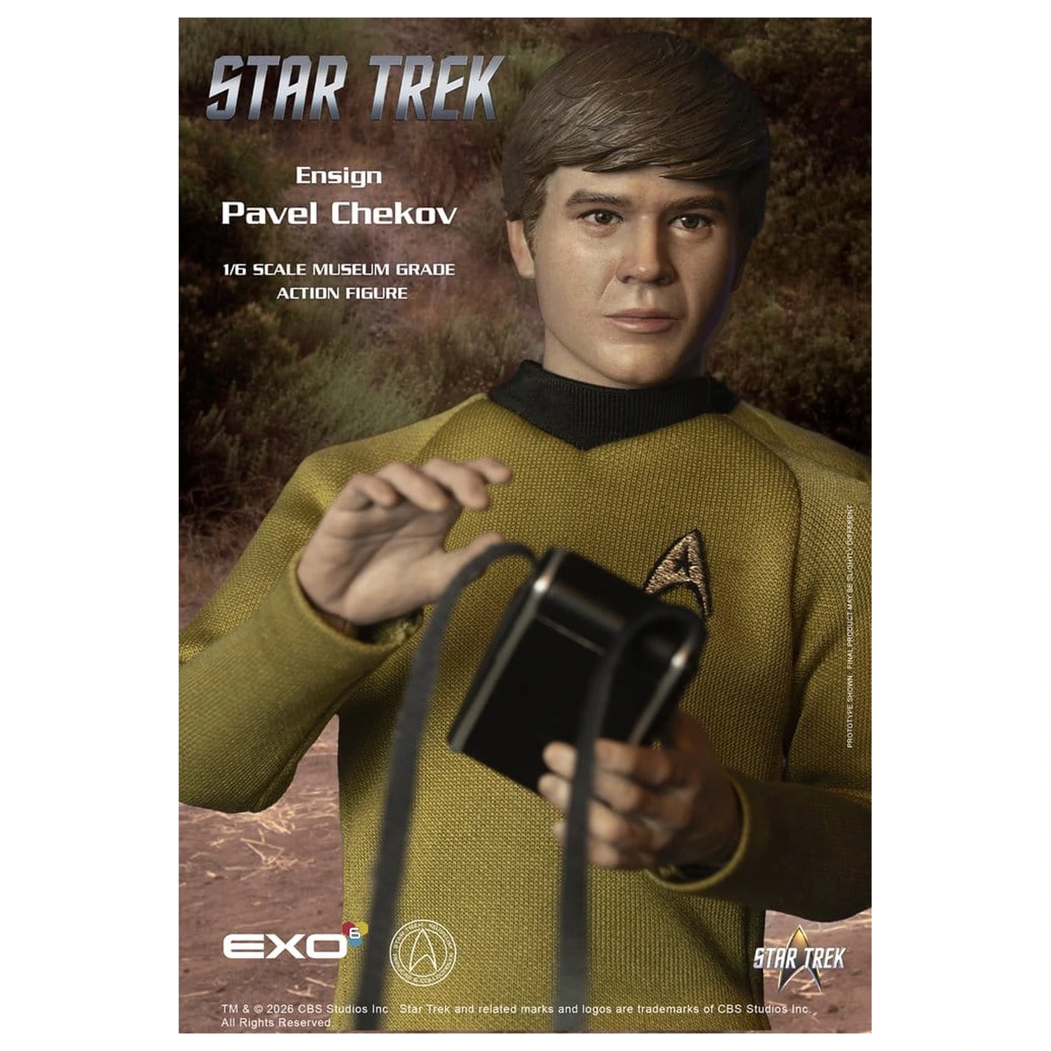 Star Trek: The Original Series akcijska figura 1/6 zastavnik Pavel Chekov 30 cm fotografija proizvoda