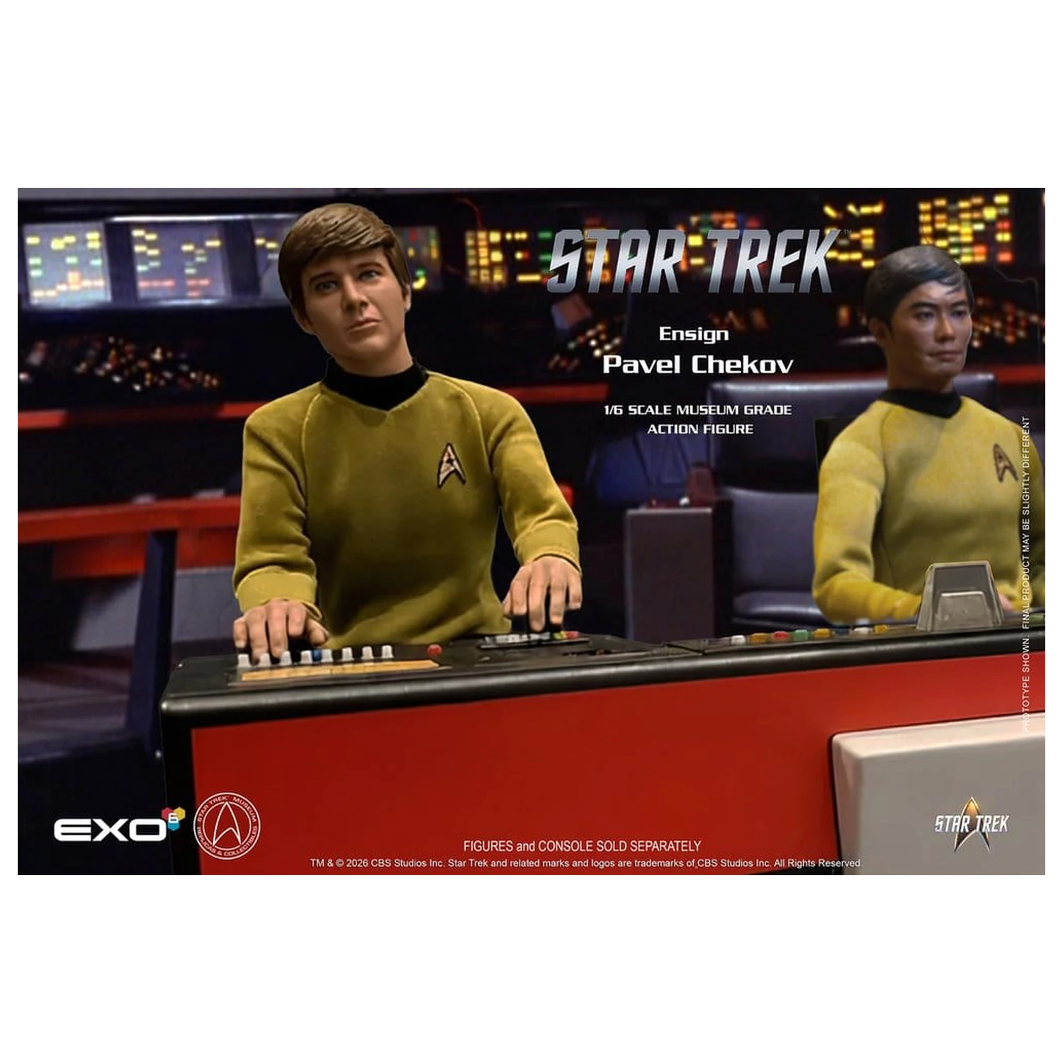 Star Trek: The Original Series akcijska figura 1/6 zastavnik Pavel Chekov 30 cm fotografija proizvoda
