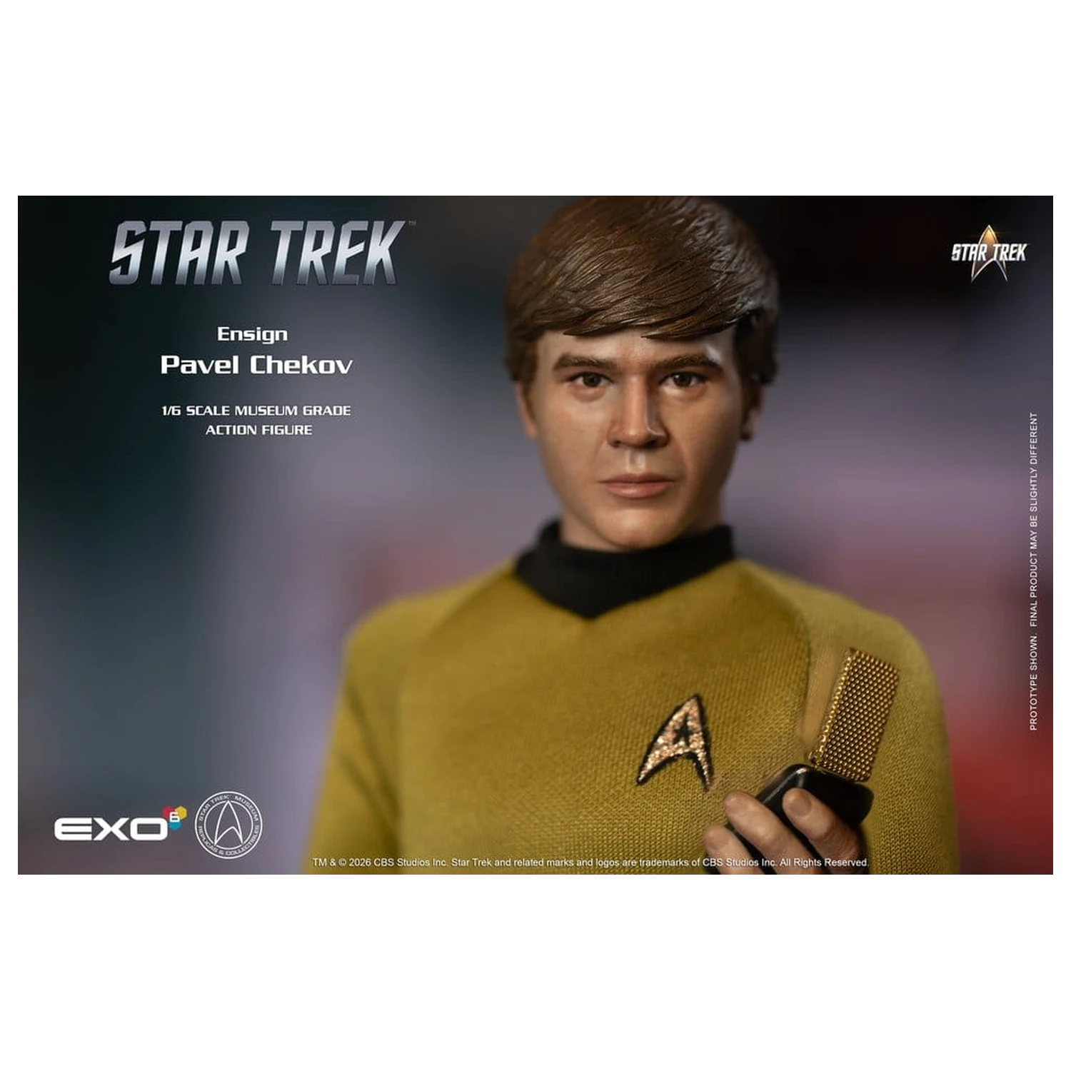 Star Trek: The Original Series akcijska figura 1/6 zastavnik Pavel Chekov 30 cm fotografija proizvoda
