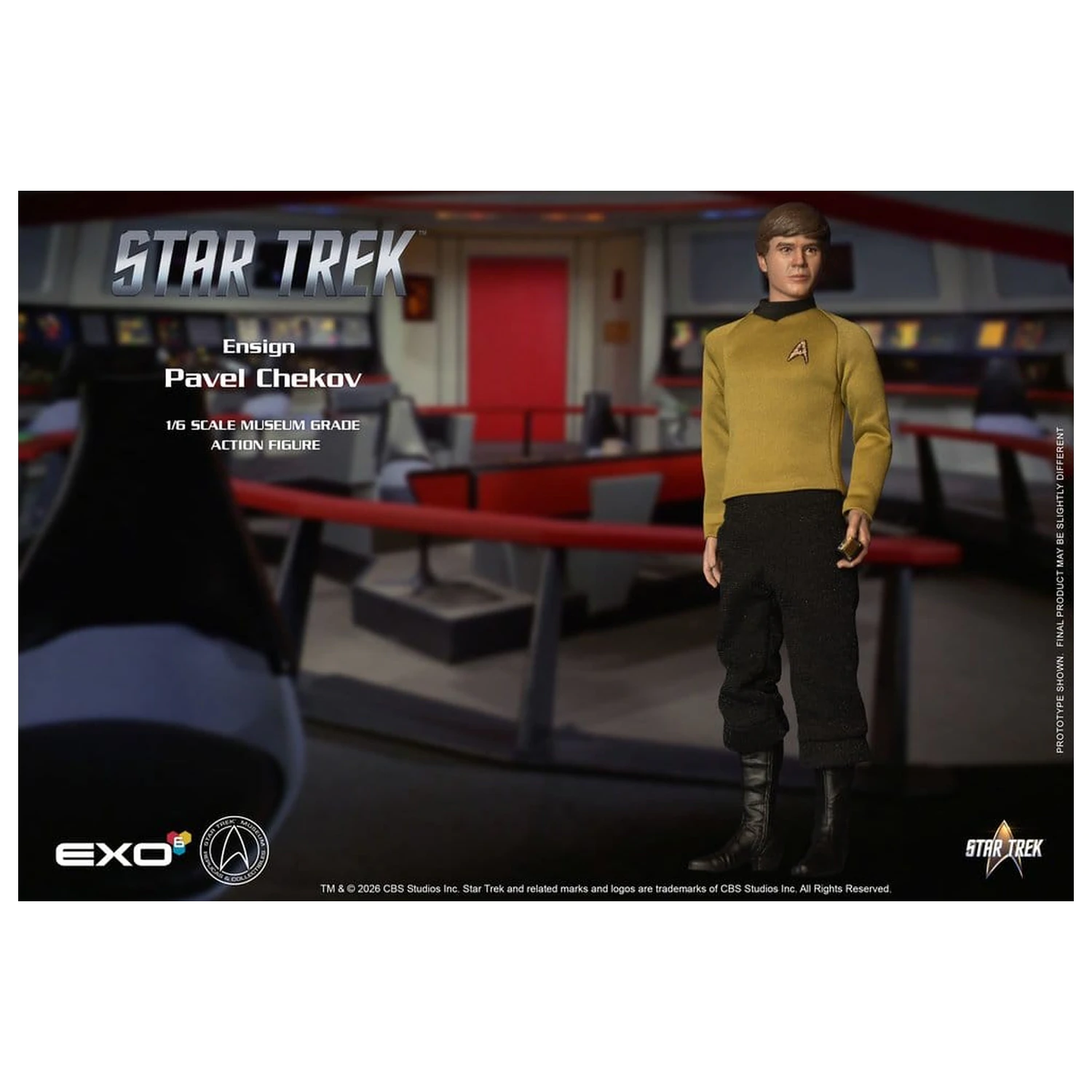 Star Trek: The Original Series akcijska figura 1/6 zastavnik Pavel Chekov 30 cm fotografija proizvoda