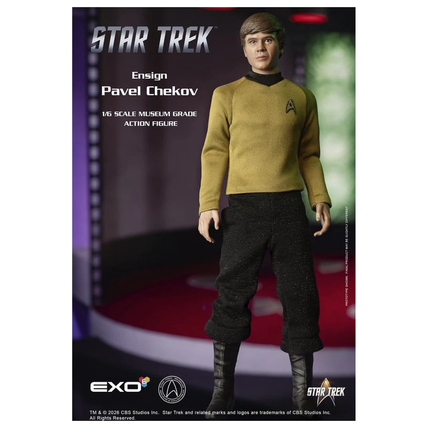 Star Trek: The Original Series akcijska figura 1/6 zastavnik Pavel Chekov 30 cm fotografija proizvoda