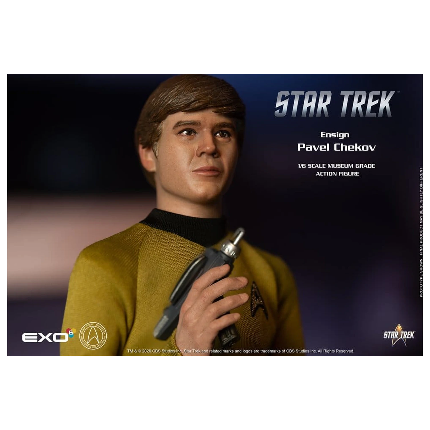 Star Trek: The Original Series akcijska figura 1/6 zastavnik Pavel Chekov 30 cm fotografija proizvoda