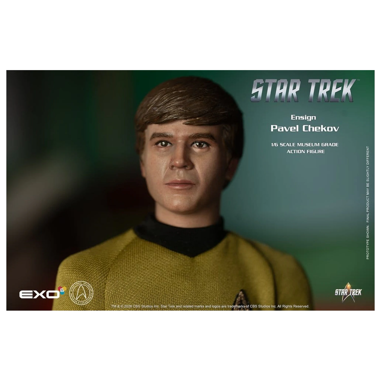Star Trek: The Original Series akcijska figura 1/6 zastavnik Pavel Chekov 30 cm fotografija proizvoda