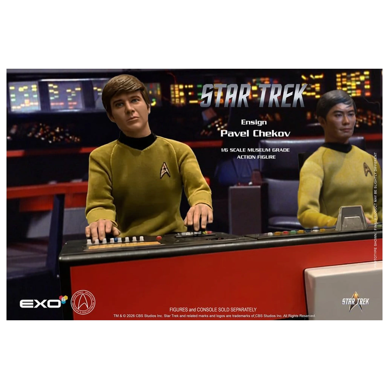 Star Trek: The Original Series akcijska figura 1/6 zastavnik Pavel Chekov 30 cm fotografija proizvoda