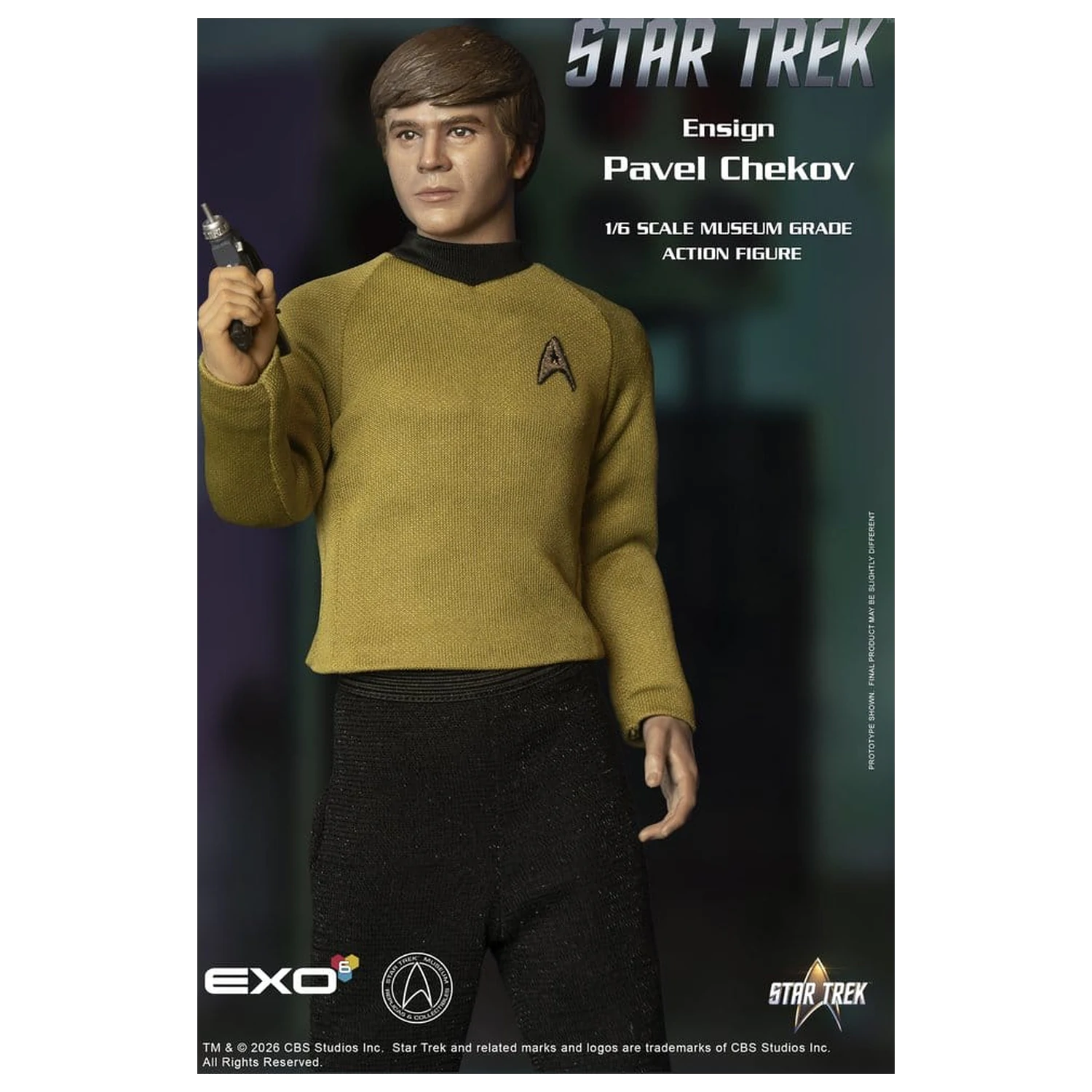 Star Trek: The Original Series akcijska figura 1/6 zastavnik Pavel Chekov 30 cm fotografija proizvoda