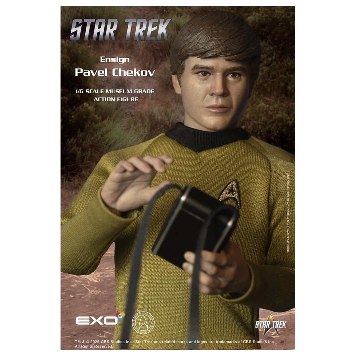 Star Trek: The Original Series akcijska figura 1/6 zastavnik Pavel Chekov 30 cm fotografija proizvoda