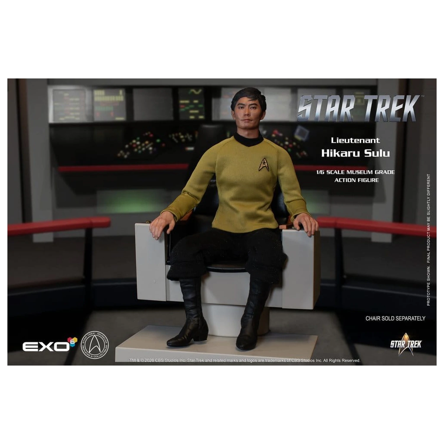 Star Trek: The Original Series Akcijska figura 1/6 Lt. Sulu 30 cm fotografija proizvoda