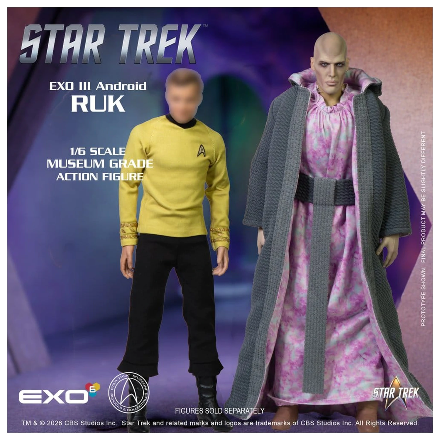 Star Trek: The Original Series akcijska figura 1/6 Ruk EXO III Android 33 cm fotografija proizvoda