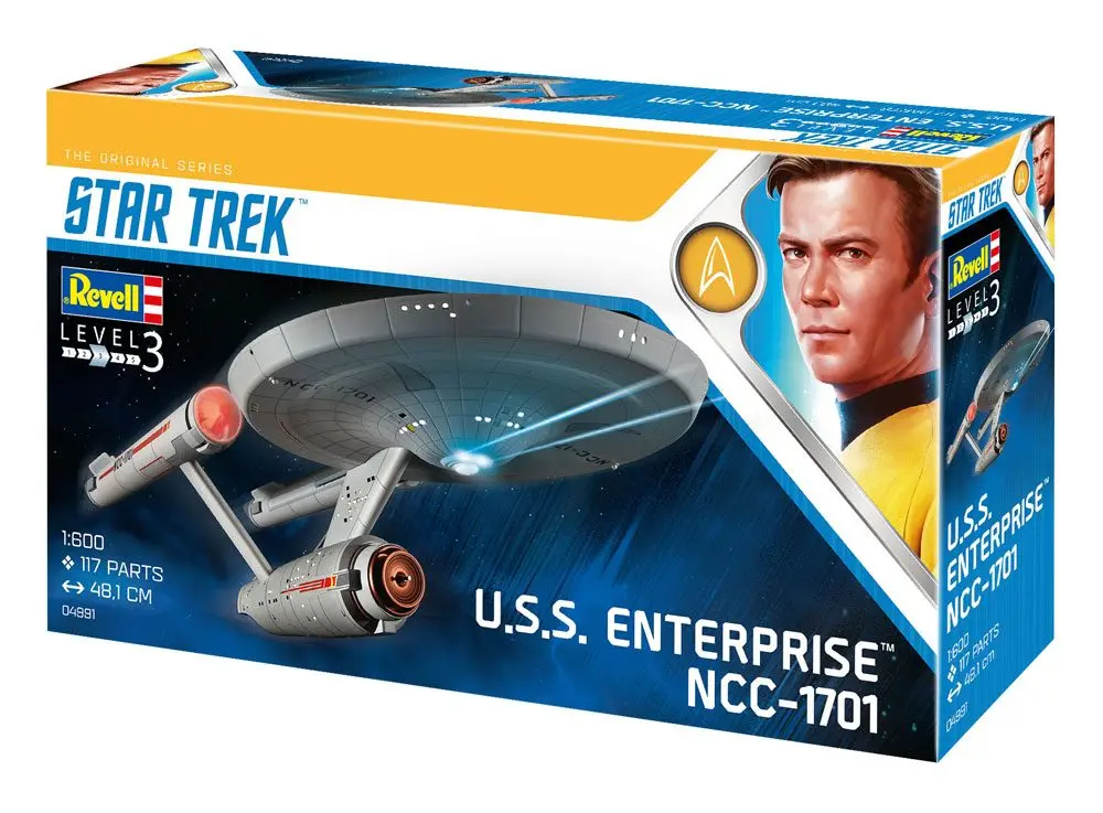 Star Trek TOS Model Set 1/600 U.S.S. Enterprise NCC-1701 48 cm fotografija proizvoda