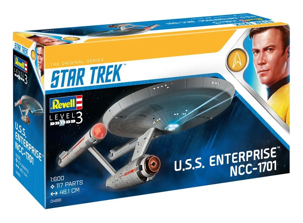 Star Trek TOS Model Set 1/600 U.S.S. Enterprise NCC-1701 48 cm fotografija proizvoda