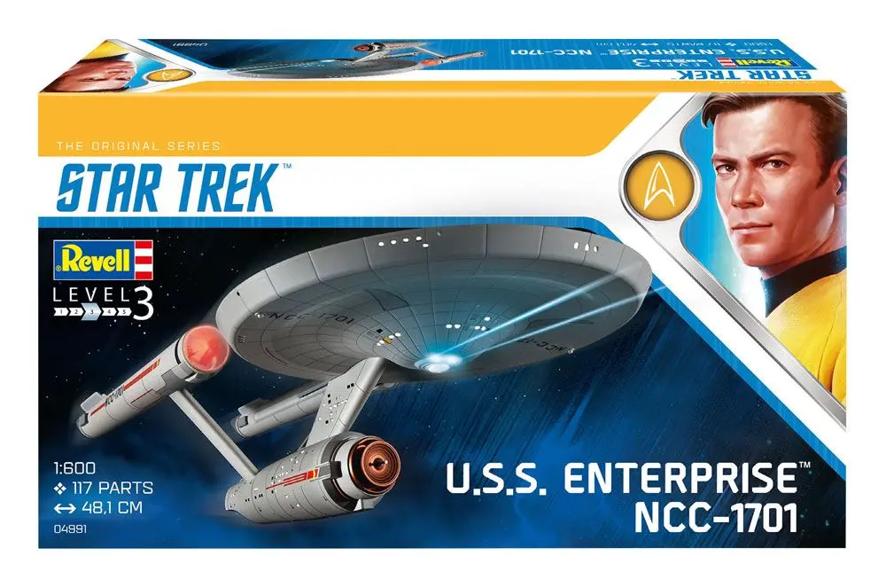 Star Trek TOS Model Set 1/600 U.S.S. Enterprise NCC-1701 48 cm fotografija proizvoda