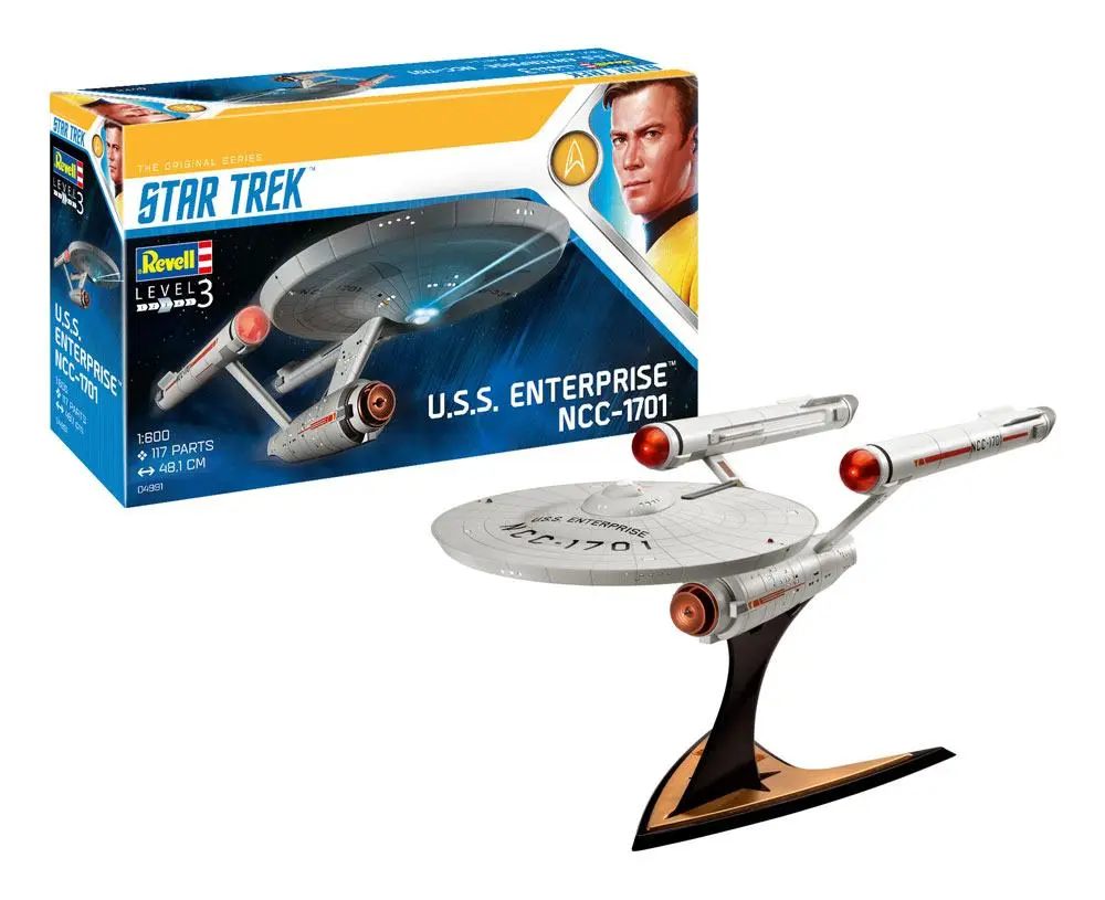 Star Trek TOS Model Set 1/600 U.S.S. Enterprise NCC-1701 48 cm fotografija proizvoda