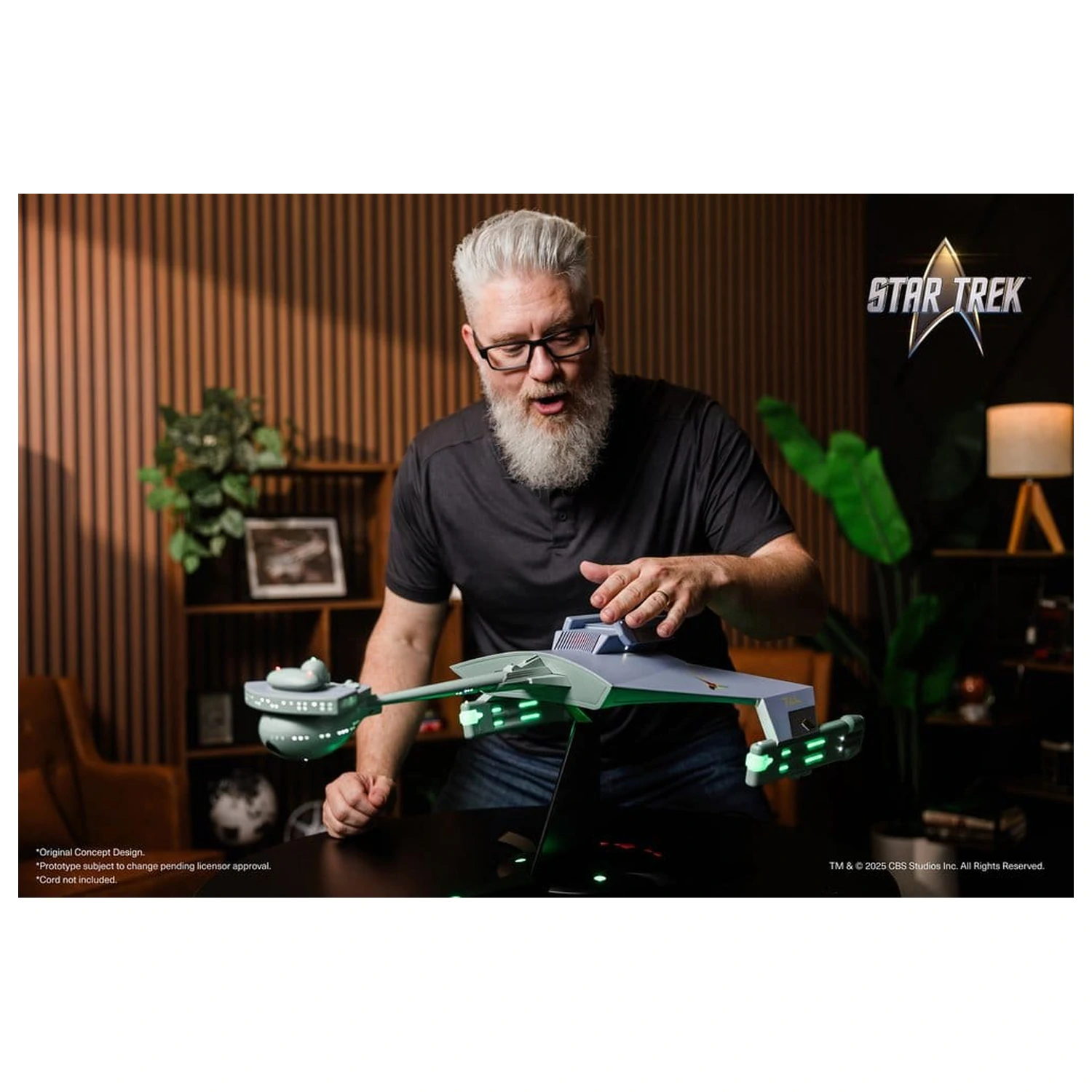 Star Trek TOS lijevana replika 1/350 Klingon D7 bojnog krstaša Original Concept Design heo EU Exclusive 66 cm fotografija proizvoda