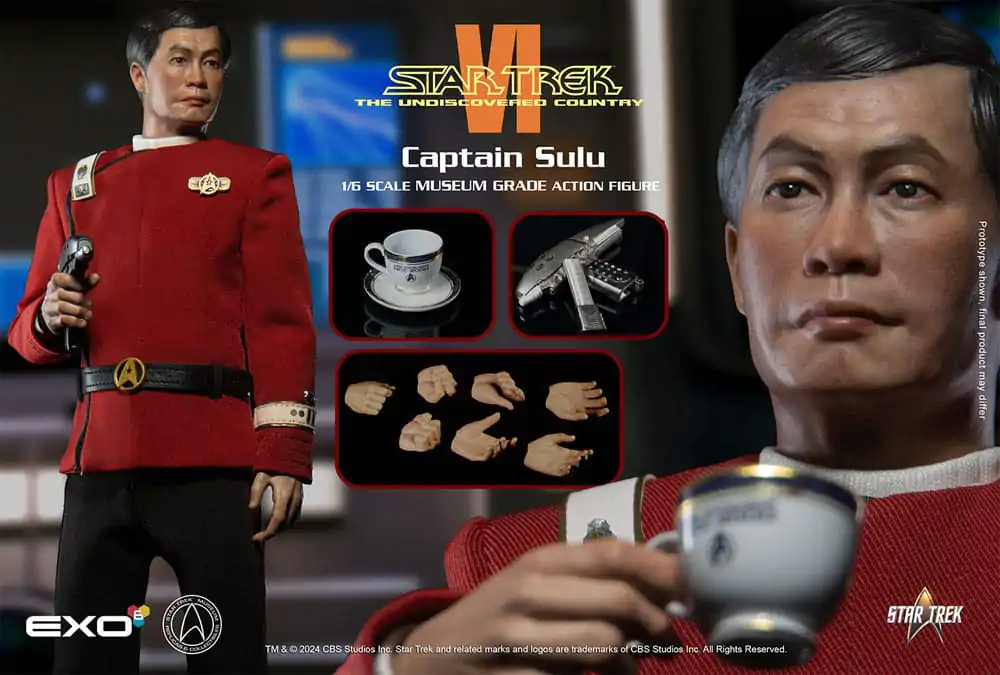 Star Trek VI: The Undiscovered Country Akcijska figura 1/6 Captain Hikaru Sulu 28 cm fotografija proizvoda