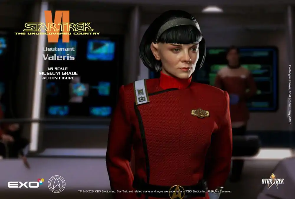 Star Trek VI: The Undiscovered Country akcijska figura 1/6 Lieutenant Valeris 28 cm fotografija proizvoda