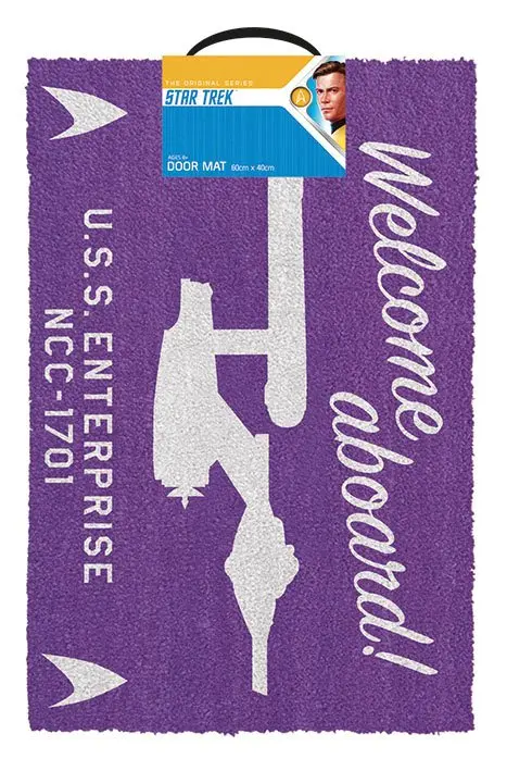 Star Trek otirač Welcome Aboard 40 x 60 cm fotografija proizvoda