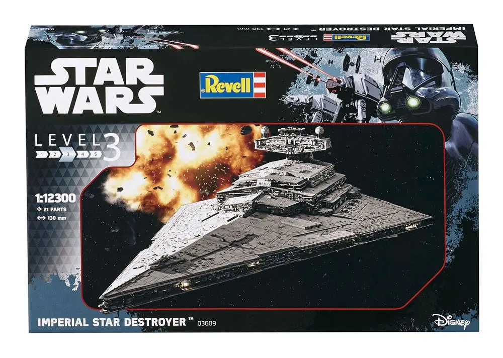 Star Wars Model Kit 1/12300 Imperijalni razarač zvijezda 13 cm fotografija proizvoda
