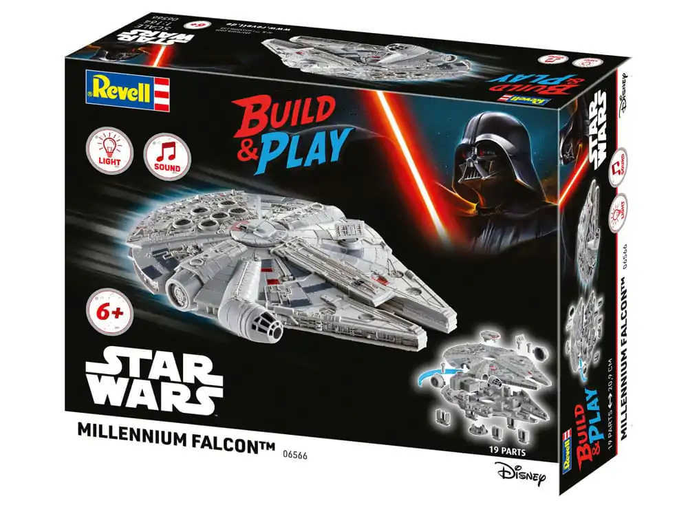 Star Wars Model Kit 1/164 maketa Millennium Falcon 21 cm fotografija proizvoda