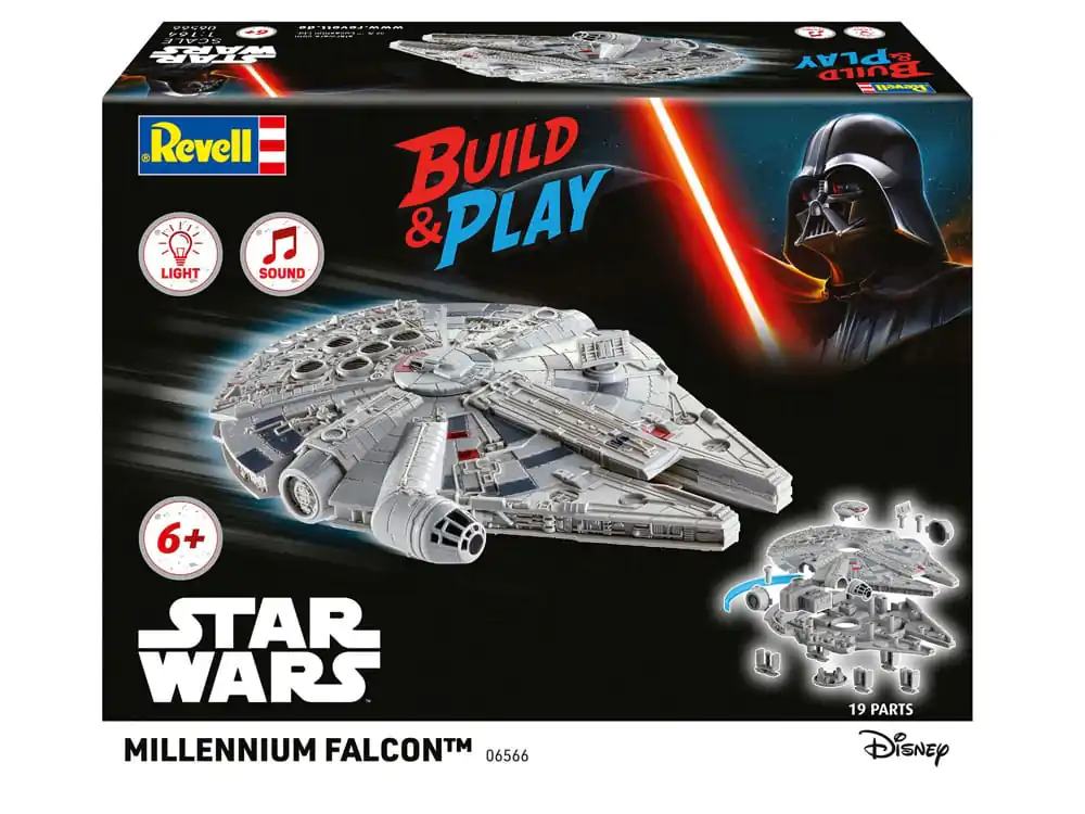 Star Wars Model Kit 1/164 maketa Millennium Falcon 21 cm fotografija proizvoda