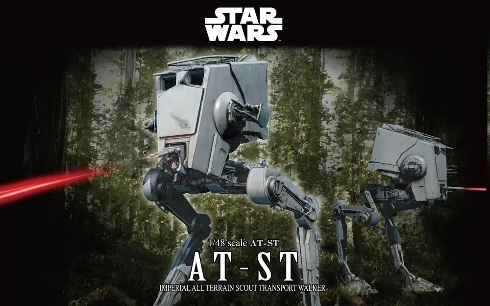 Star Wars Plastični Model Kit 1/48 AT-ST fotografija proizvoda