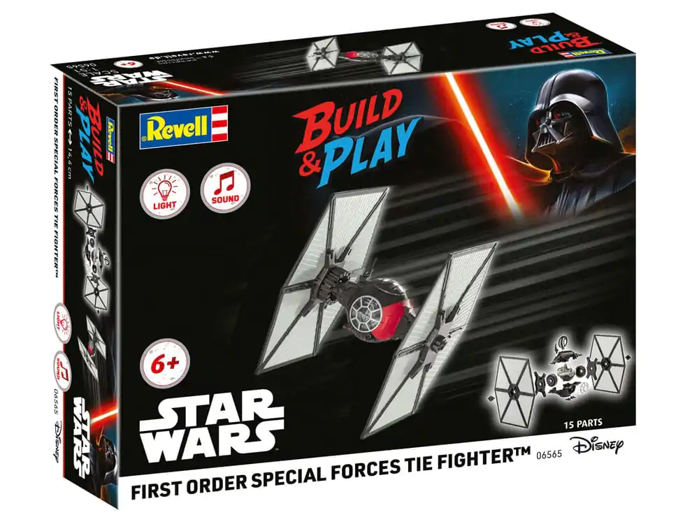 Star Wars Model Kit 1/51 First Order Special Forces TIE Fighter 14 cm fotografija proizvoda