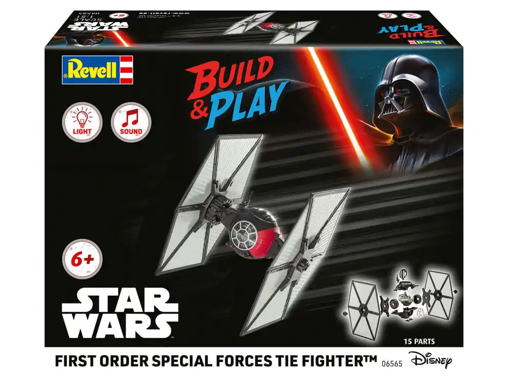 Star Wars Model Kit 1/51 First Order Special Forces TIE Fighter 14 cm fotografija proizvoda