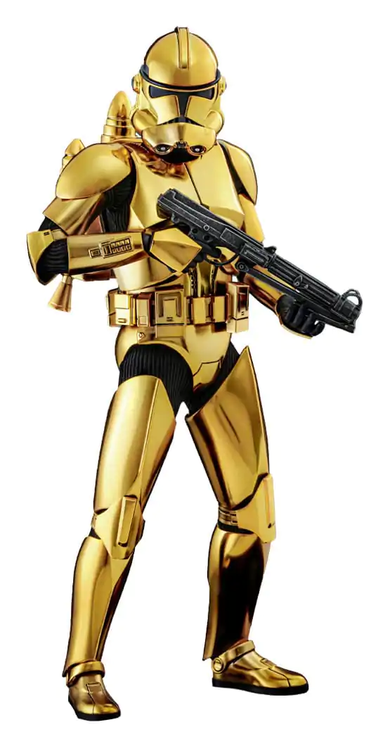 Star Wars akcijska figura 1/6 Clone Trooper (Gold Chrome Version) Exclusive 30 cm fotografija proizvoda