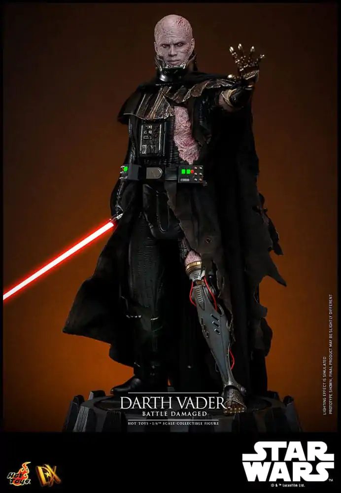 Star Wars akcijska figura 1/6 Darth Vader (Battle Damaged) 35 cm fotografija proizvoda