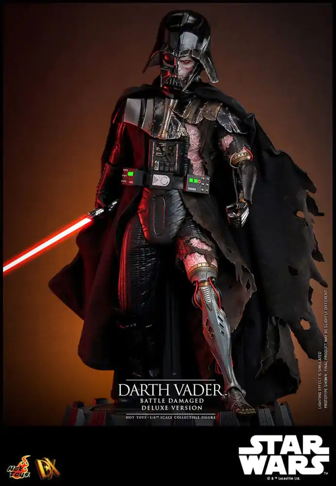 Star Wars akcijska figura 1/6 Darth Vader (Battle Damaged) Deluxe verzija 35 cm fotografija proizvoda