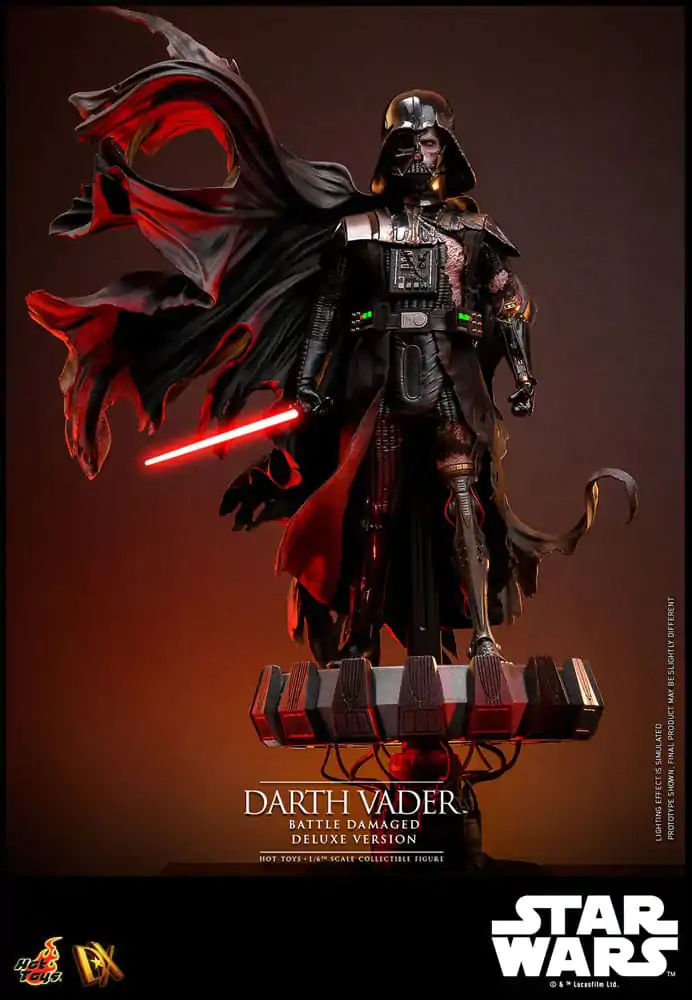 Star Wars akcijska figura 1/6 Darth Vader (Battle Damaged) Deluxe verzija 35 cm fotografija proizvoda