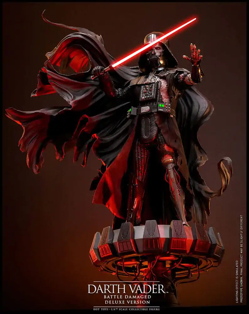 Star Wars akcijska figura 1/6 Darth Vader (Battle Damaged) Deluxe verzija 35 cm fotografija proizvoda