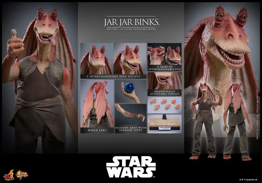Star Wars Akcijska figura 1/6 Jar Jar Binks 33 cm fotografija proizvoda
