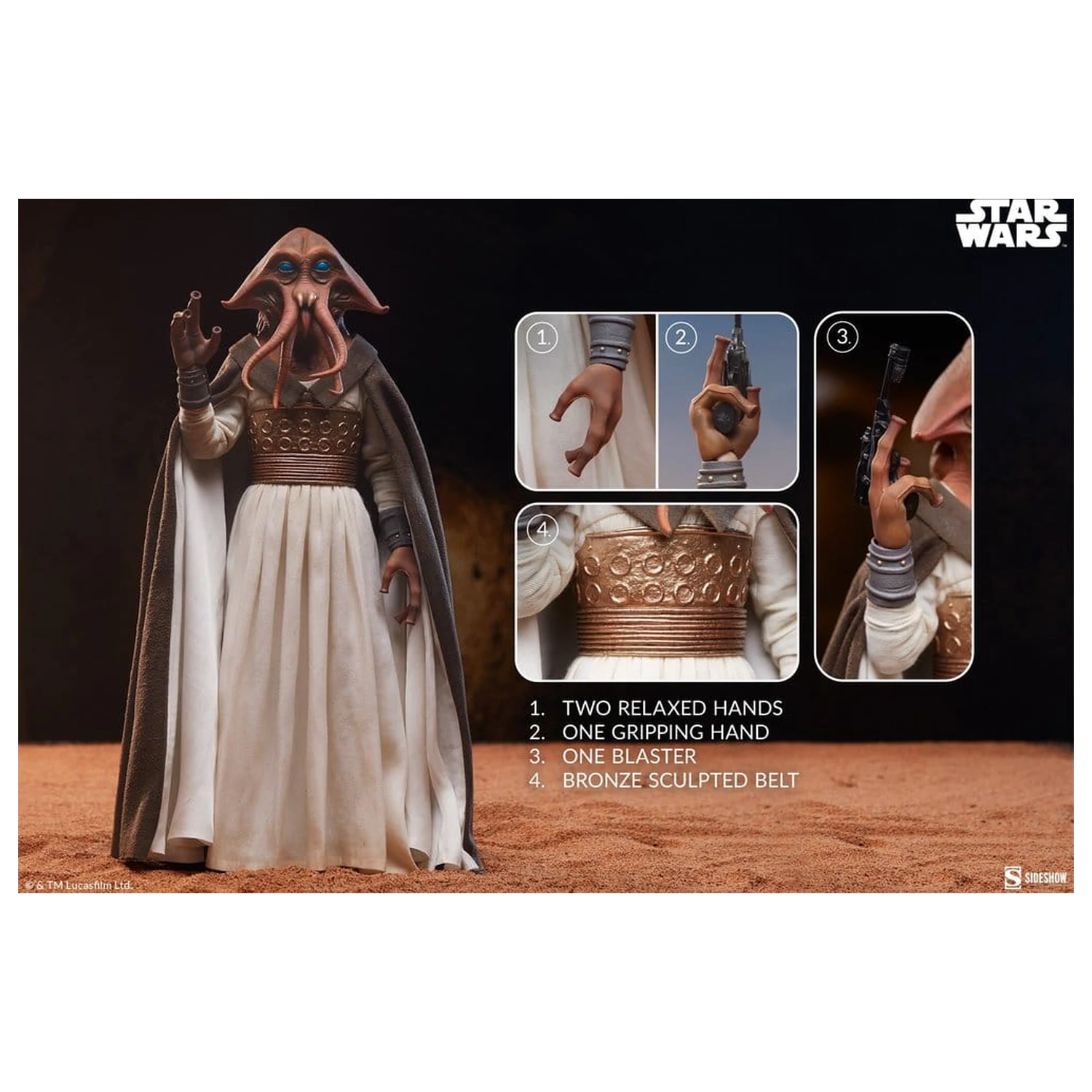 Star Wars Akcijska figura 1/6 Tessek 32 cm fotografija proizvoda