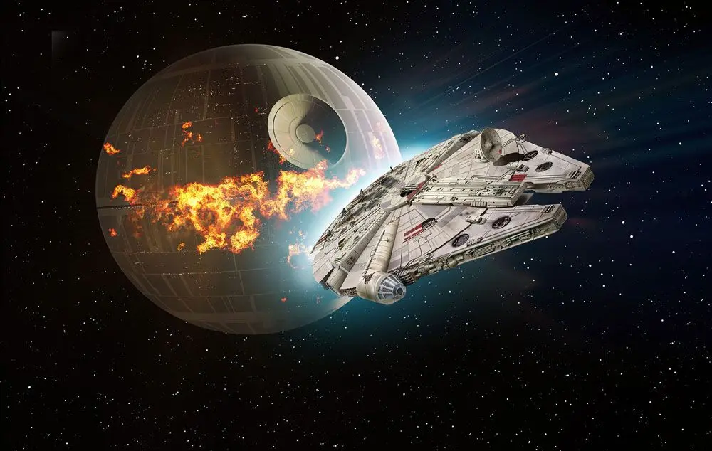 Star Wars komplet modela 1/72 Millennium Falcon 38 cm fotografija proizvoda