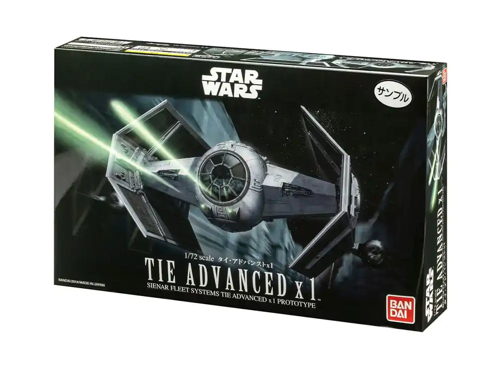 Star Wars model komplet 1/72 TIE Advanced x1 10 cm fotografija proizvoda
