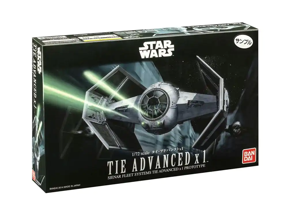 Star Wars model komplet 1/72 TIE Advanced x1 10 cm fotografija proizvoda