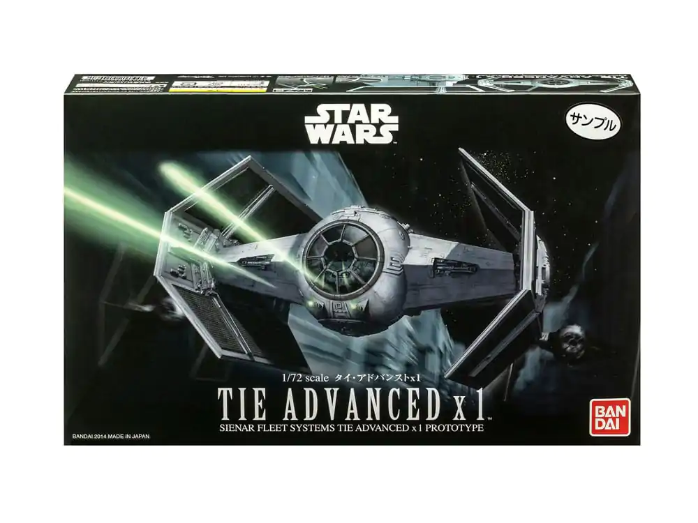 Star Wars model komplet 1/72 TIE Advanced x1 10 cm fotografija proizvoda