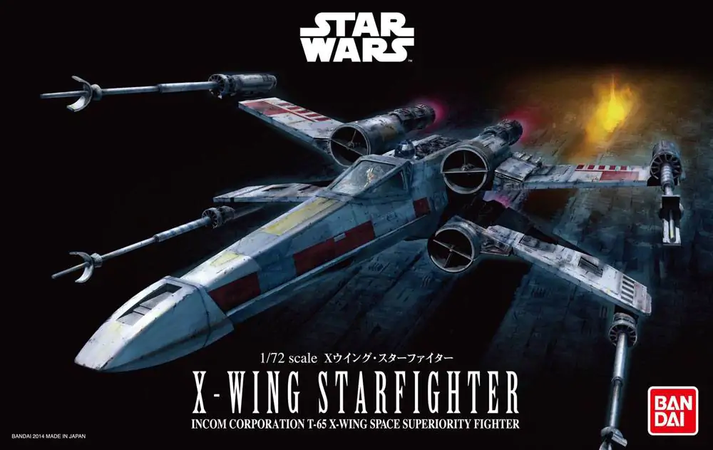 Star Wars plastični model komplet 1/72 X-Wing Starfighter fotografija proizvoda