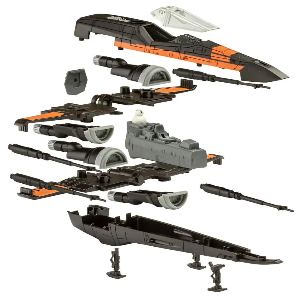 Star Wars Model Kit 1/78 Poe's X-Wing Fighter 22 cm fotografija proizvoda