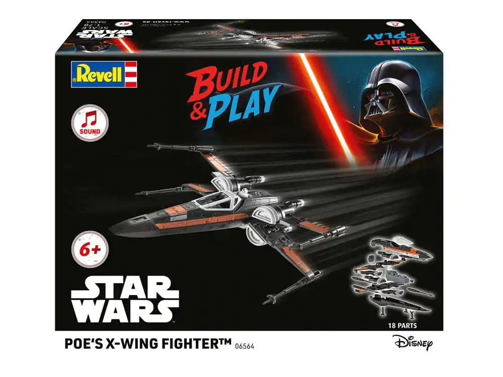 Star Wars Model Kit 1/78 Poe's X-Wing Fighter 22 cm fotografija proizvoda