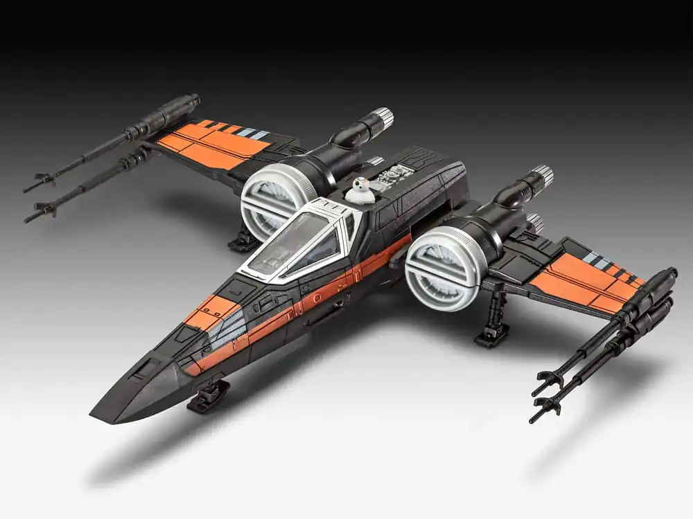 Star Wars Model Kit 1/78 Poe's X-Wing Fighter 22 cm fotografija proizvoda