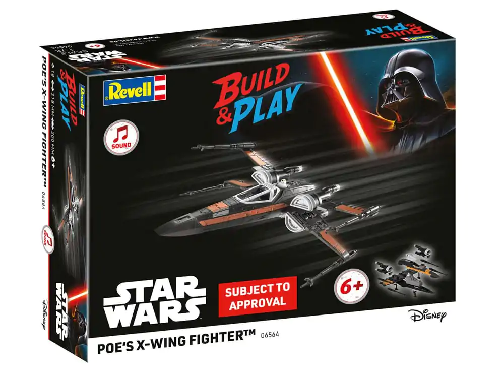 Star Wars Model Kit 1/78 Poe's X-Wing Fighter 22 cm fotografija proizvoda